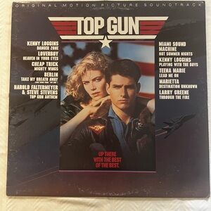Top Gun Original Motion Picture Soundtrack Vinyl Record..Vintage LP
